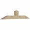 Ekena Millwork Portland Rough Sawn Timber Gable Bracket, Douglas Fir, 72"W x 15"H x 6"D x 6"F, 5/12 Pitch GBW072X15X0606POR00RDF - alternate 4